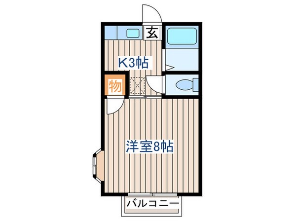 ファミ－ユ双葉ヶ丘の物件間取画像